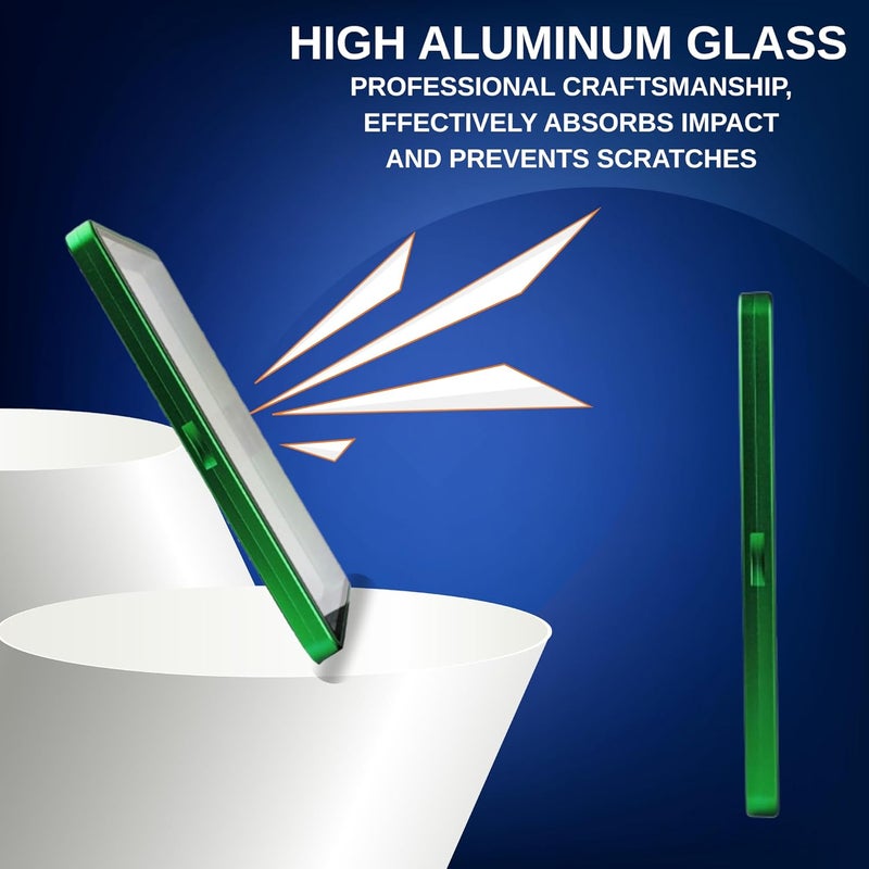 RedCap Magnetic Aluminum Graded PSA Slab Guard UV Resistant Glass 35PT Premium Protector Display Case For Standard PSA CGC Graded Sport Trading Cards - Aurora Green - Image 5